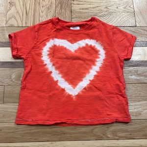 Next Tie Dye heart tee